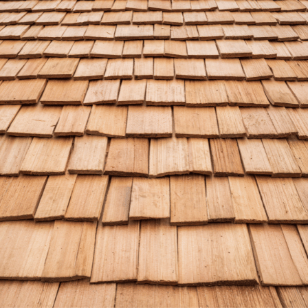 wood roof shakes cleaning